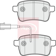 Apec Rear Brake Pad Set PAD1798