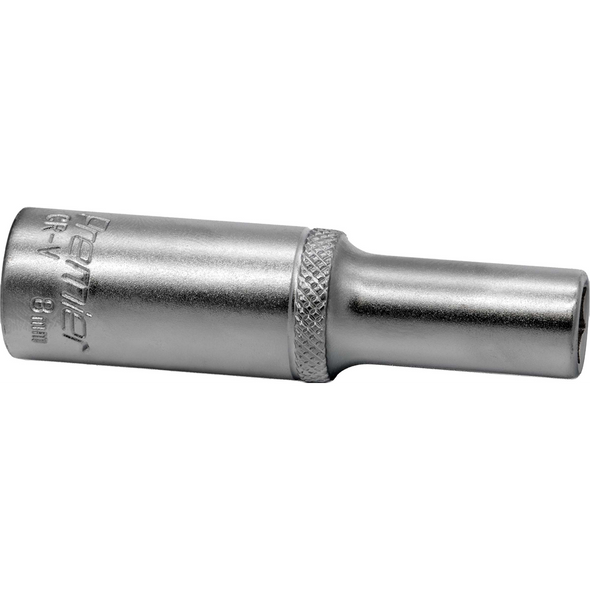 Sealey 3/8"Dr Deep Socket 8mm (Micro Satin Finish)