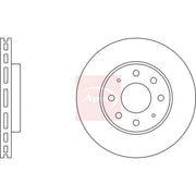 Apec 2 x Vented Front Brake Discs DSK2142