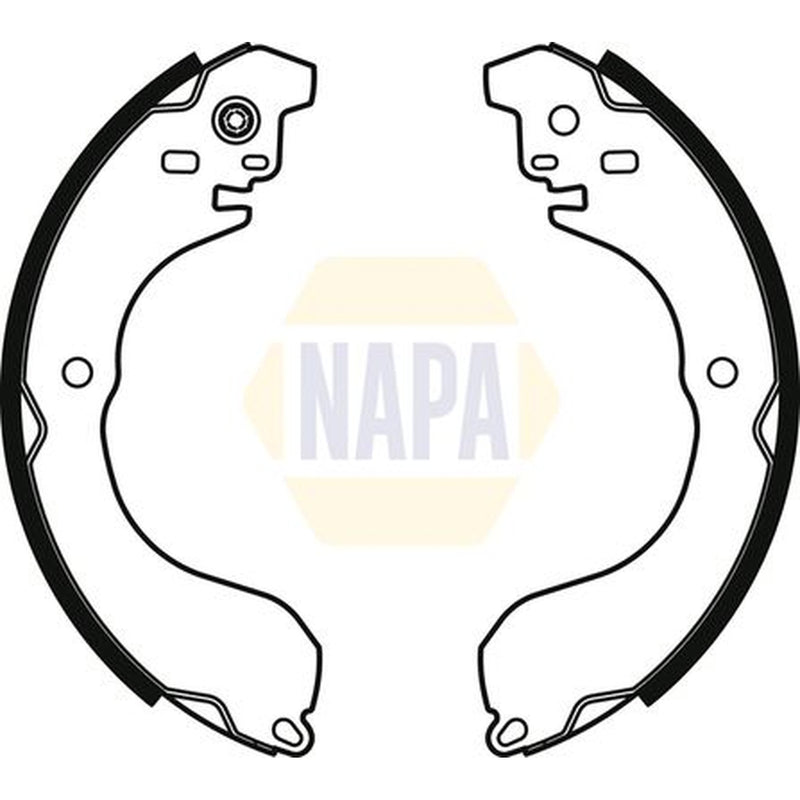 NAPA Brake Shoe Set Axle Kit NBS1086