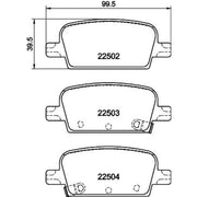 Mintex Brake Pad Set MDB4396
