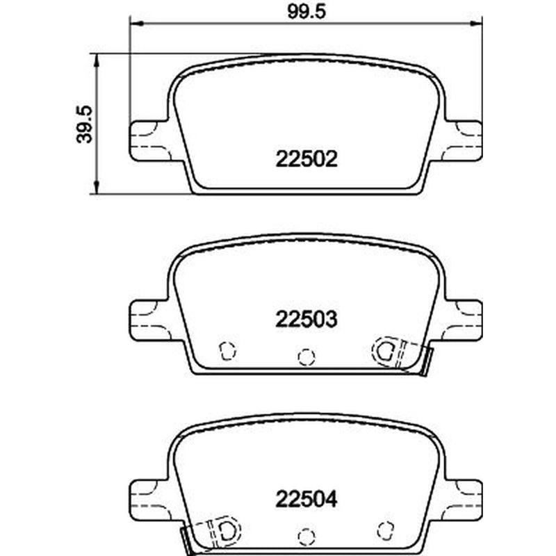 Mintex Brake Pad Set MDB4396