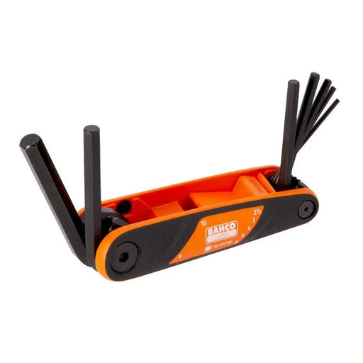 Bahco BE-9777B Hexagon Key Folding Set, 7 Piece - BE-9777B