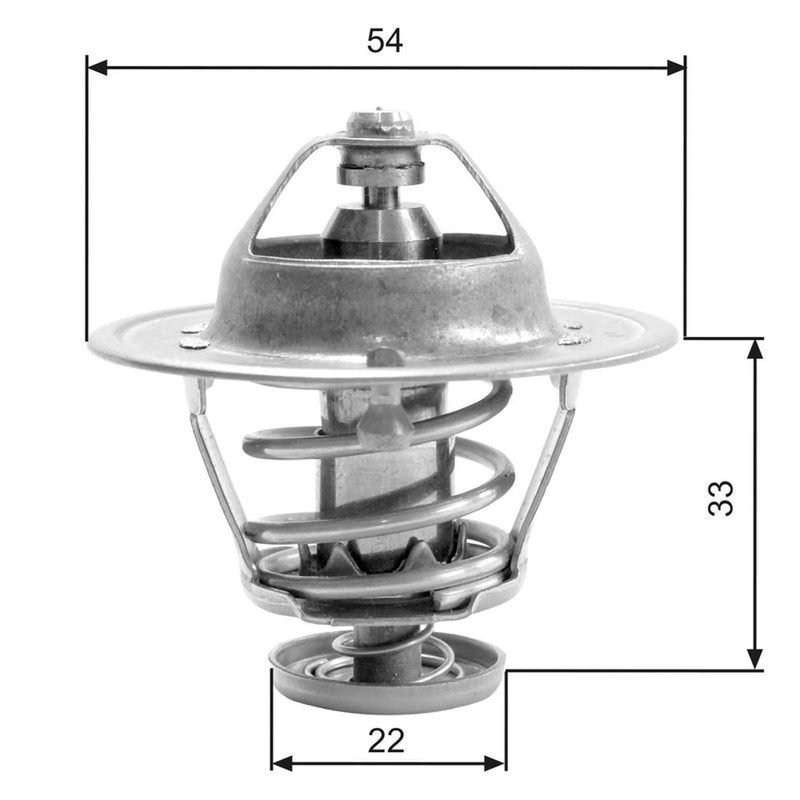 Gates Thermostat,Coolant TH22682G1
