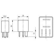 Bosch Glow Plug Relay 0 332 201 107
