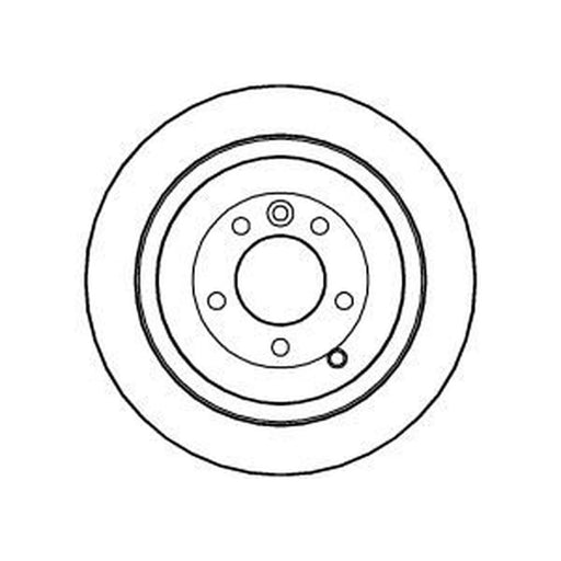 Abtex 2 x Vented Rear Brake Discs BD1288V