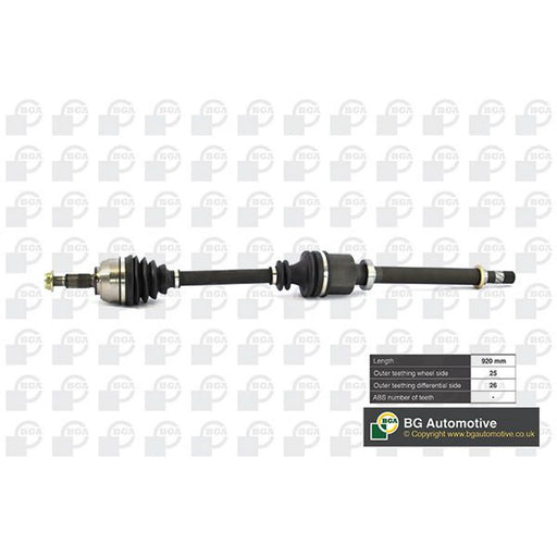 BGA CV Drive Shaft Driveshaft Front Right DS7349R