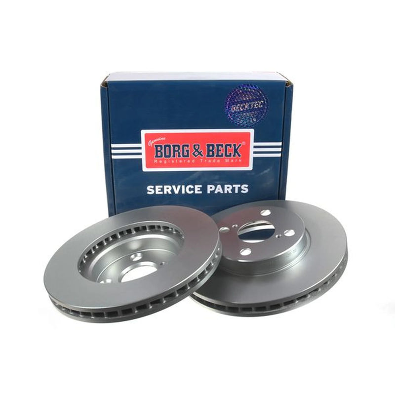Borg & Beck 2 x Vented Front Brake Discs BBD4379