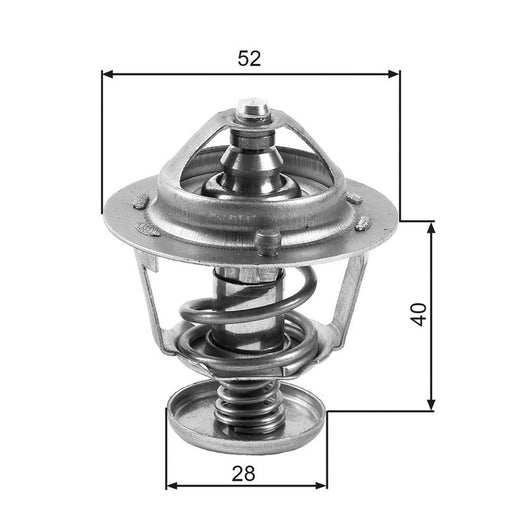 Gates Thermostat,Coolant TH24782G1