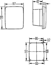 Hella 2BA 005 200-311 Direction Indicator