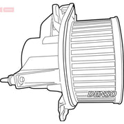 Denso Heater Blower Fan DEA09032