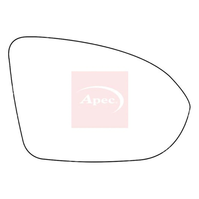 Apec Exterior Wing Mirror Glass Right AMS2754