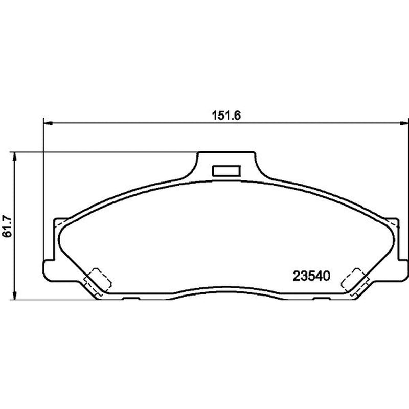 Mintex Front Brake Pad Set MDB2053
