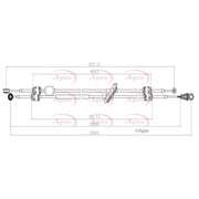 Apec Manual Transmission Cable Pull CAB7026