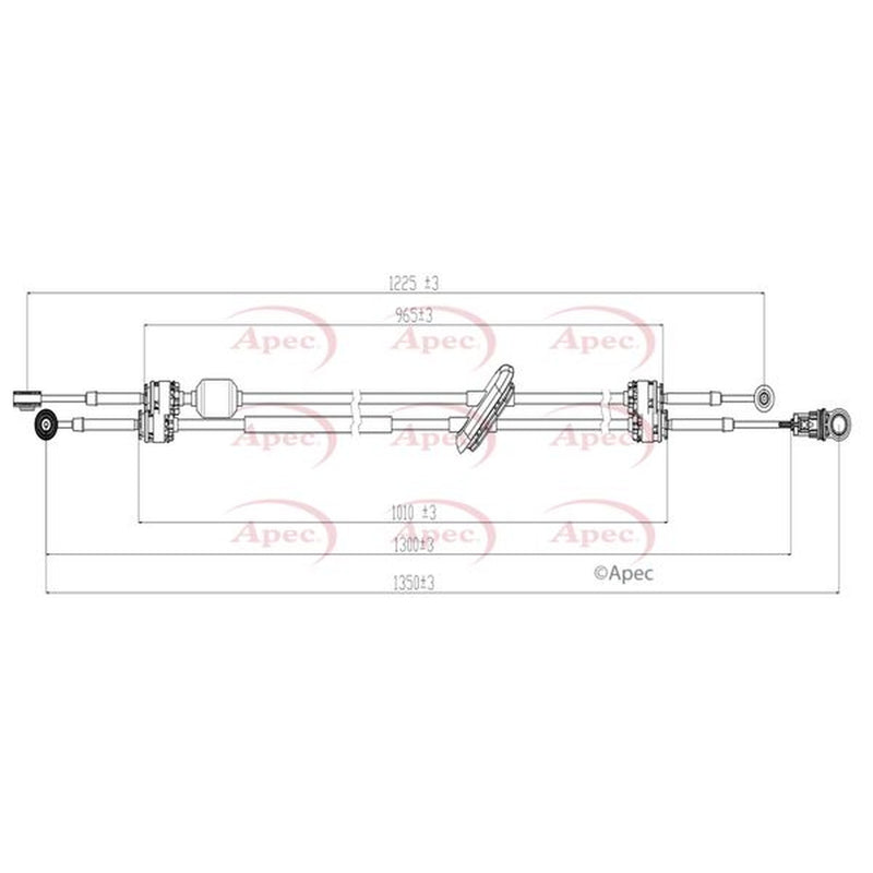 Apec Manual Transmission Cable Pull CAB7026