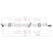 Apec Manual Transmission Cable Pull CAB7026