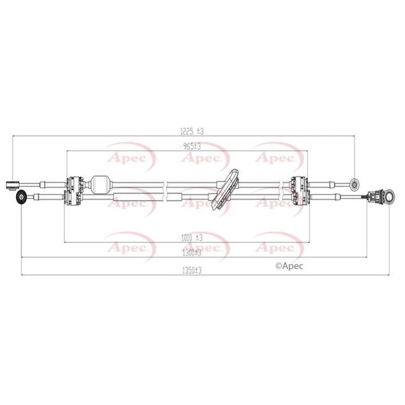 Apec Manual Transmission Cable Pull CAB7026