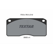 Textar Rear Brake Pad Set 2930201
