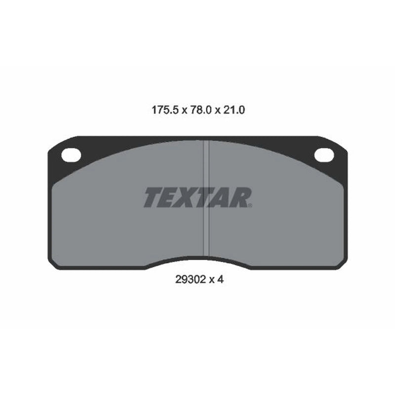 Textar Rear Brake Pad Set 2930201