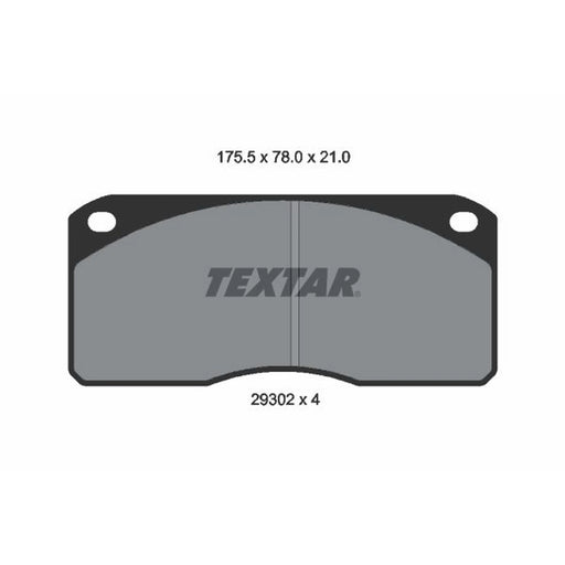 Textar Rear Brake Pad Set 2930201