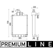 Mahle Engine Radiator CR 2417 000P