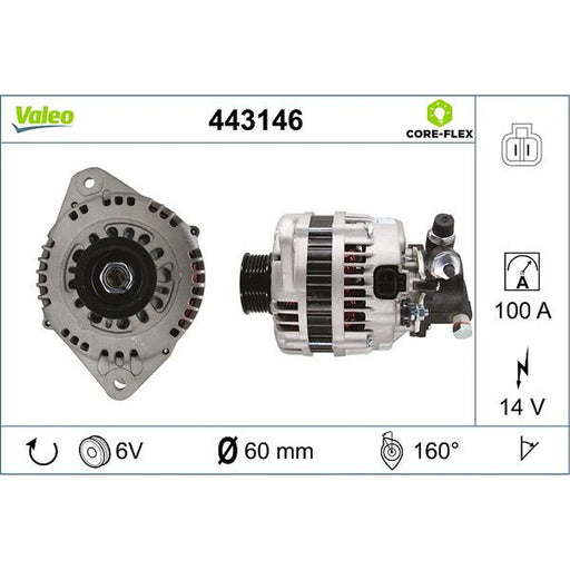 Valeo Car Alternator 12V 443146