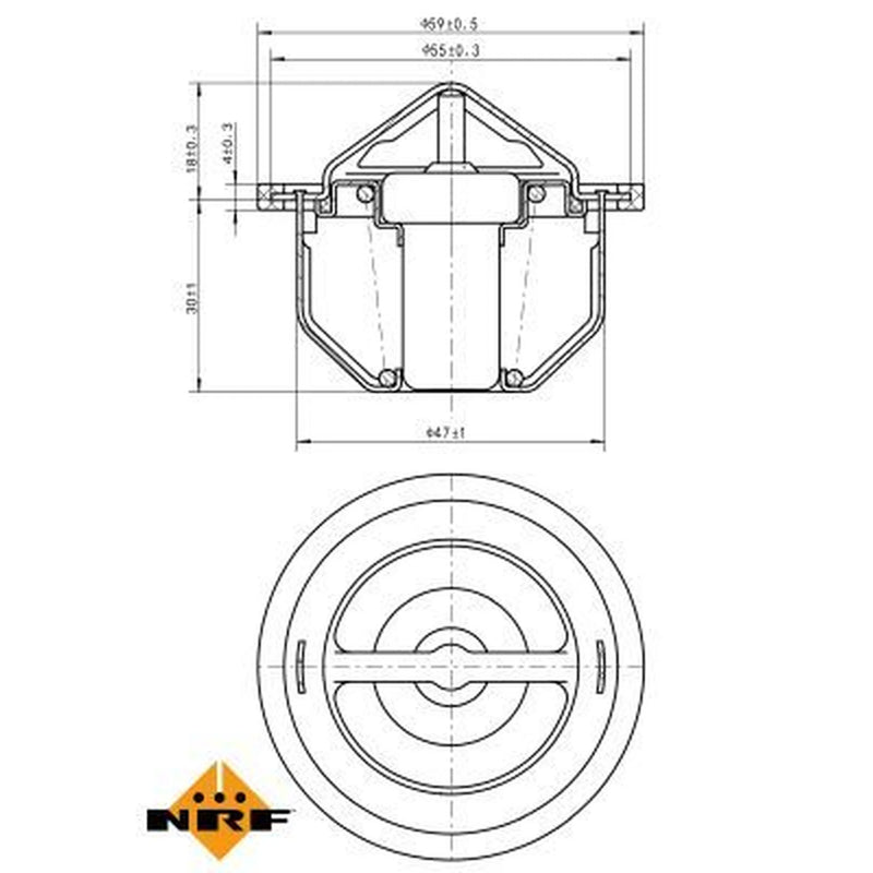 NRF Thermostat,Coolant 725168