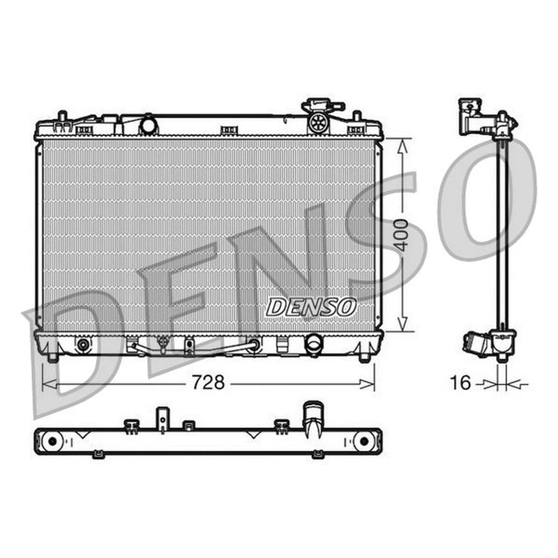 Denso Engine Radiator DRM50041