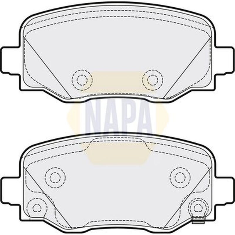 NAPA Rear Brake Pad Set NBP1779
