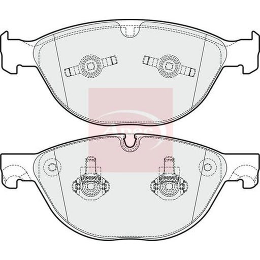 Apec Front Brake Pad Set PAD1757