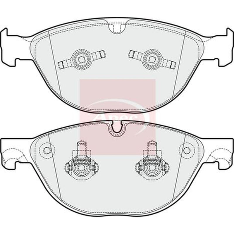 Apec Front Brake Pad Set PAD1757