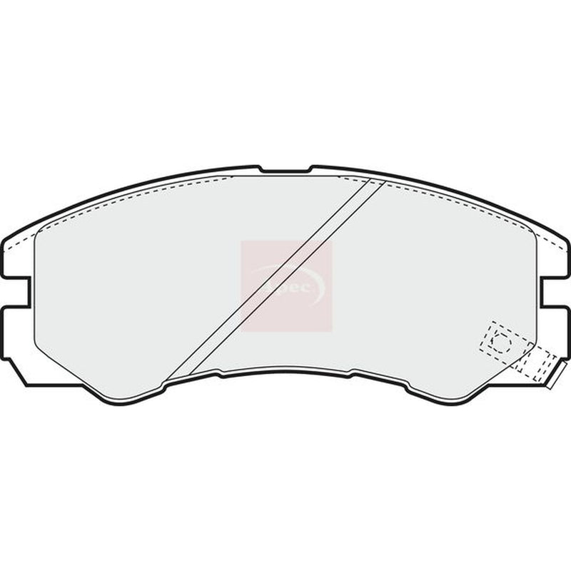 Apec Front Brake Pad Set PAD1036