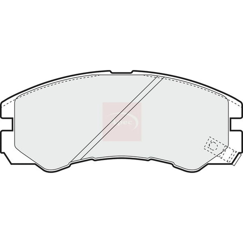 Apec Front Brake Pad Set PAD1036
