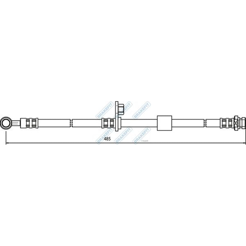 Apec Brake Hydraulic Hose Line Front BHO4184