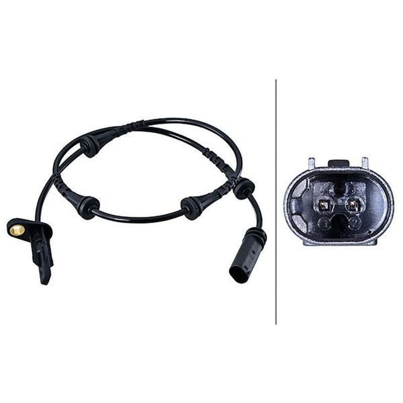 Hella ABS Wheel Speed Sensor Rear 6PU 358 216-121
