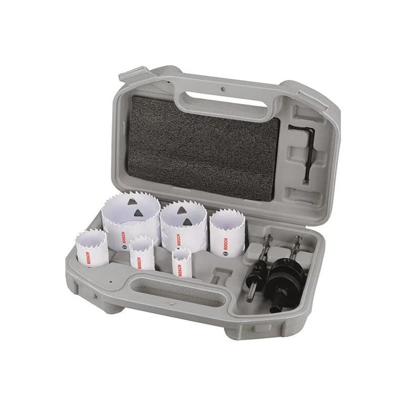 Bosch Powertool Accessories Multi Material Hole Saw Electrician's Set, 9 Piece