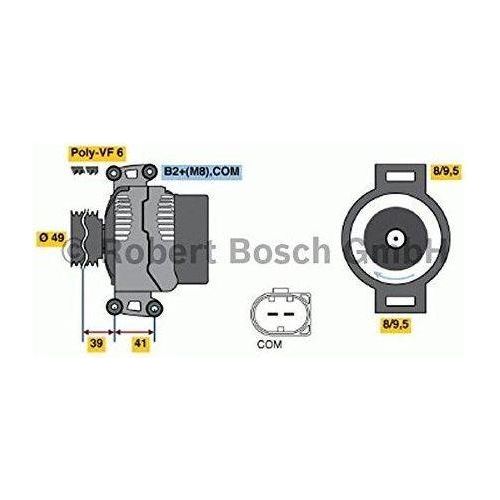 Bosch Reman Alternator 4724 0986047240 Bosch  - Town Parts