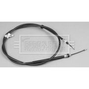 Borg & Beck Handbrake Cable Left Rear BKB2907