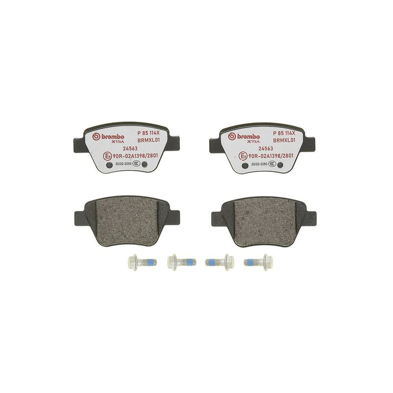 Brembo 4 x Rear Brake Pad Set P85114X