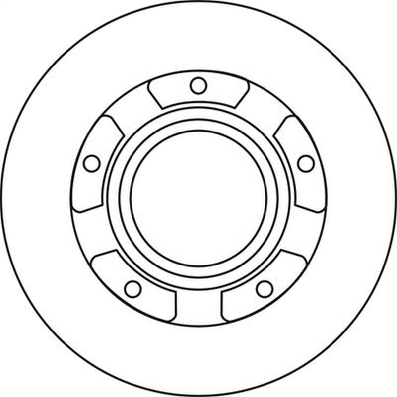 Abtex 2 x Rear Brake Discs BD1825S