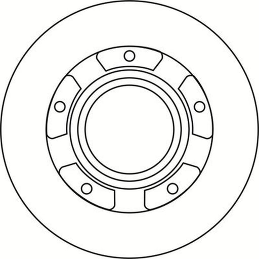 Abtex 2 x Rear Brake Discs BD1825S
