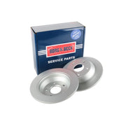 Borg & Beck 2 x Solid Rear Brake Discs BBD5620