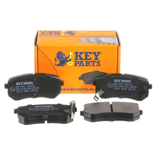 Key Parts 4 x Rear Brake Pad Set KBP1932