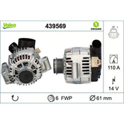 Valeo Car Alternator 12V 439569