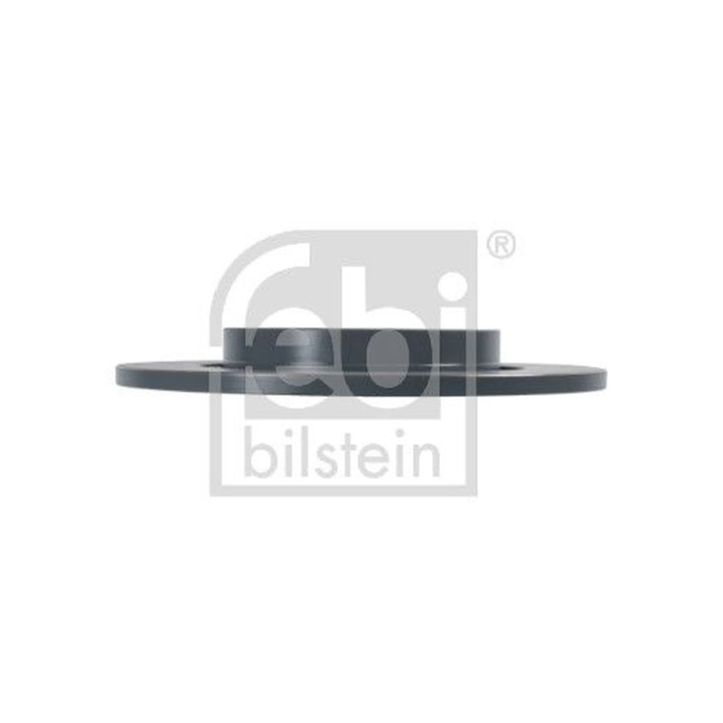 Febi 2 x Solid Rear Brake Discs 108412
