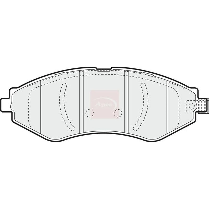 Apec Front Brake Pad Set PAD1347