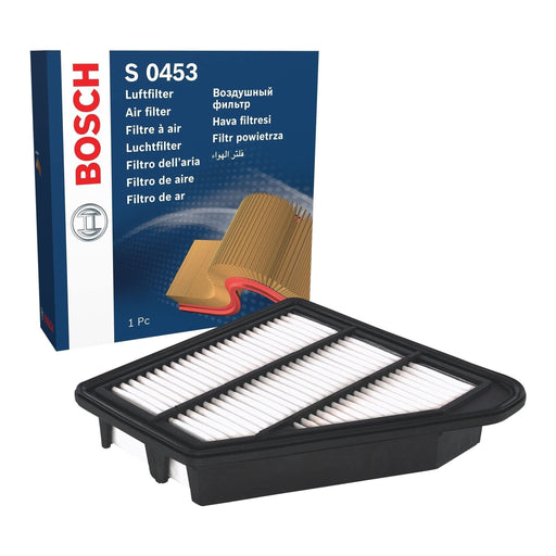 Genuine Bosch Car Air Filter S0453 Fits Honda Civic I-Dtec - 1.6 - 13- F02640045 Bosch  - Town Parts