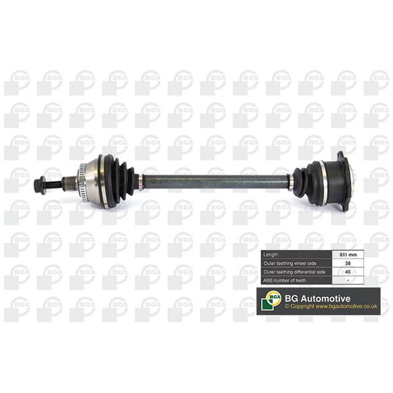 BGA CV Drive Shaft Driveshaft Front Left DS9621LA