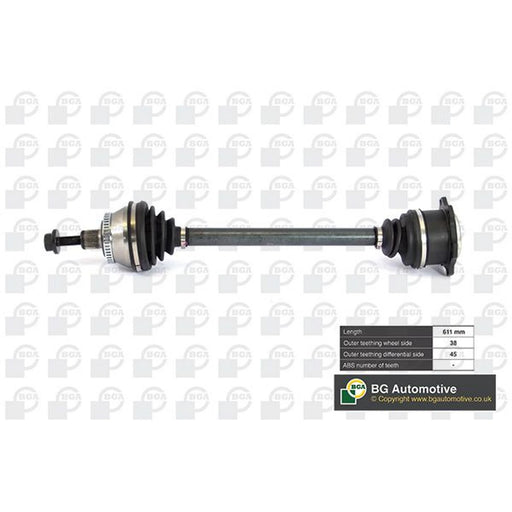 BGA CV Drive Shaft Driveshaft Front Left DS9621LA