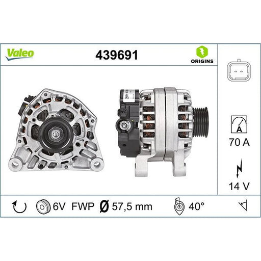 Valeo Car Alternator 12V 439691